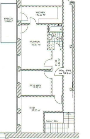 Große 3-Zimmerwohnung mit Blick ins Grüne, 04205 Leipzig, Apartment